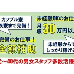    医薬品・お菓子・スマホ部品の梱包・加工　会話なし