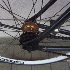 値下げ★★★ディープリム・両歯対応【ＣＡＬＬＥピストバイク・アルミフレーム】後ろタイヤ新品・バーテープ新品