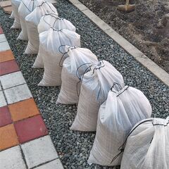 黒土　家庭菜園　土嚢10袋