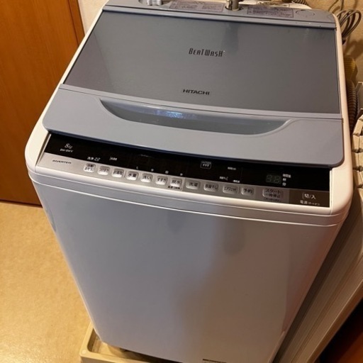 【全自動洗濯機】日立ビートウォッシュ8kg（BW-8WV）