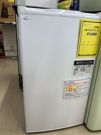 ジモティ来店特価!!　冷凍庫　BESTED　BTLD109　2020　　J-0801