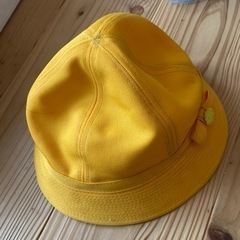 学校黄色通学帽子