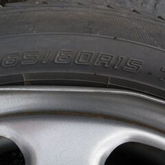 売約済み￥！【恵庭】スズキ　ハスラー純正ホイール+165/60R15　21年製タイヤセット