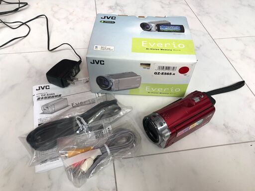 ビデオカメラ Victor JVC GZ-E565-R