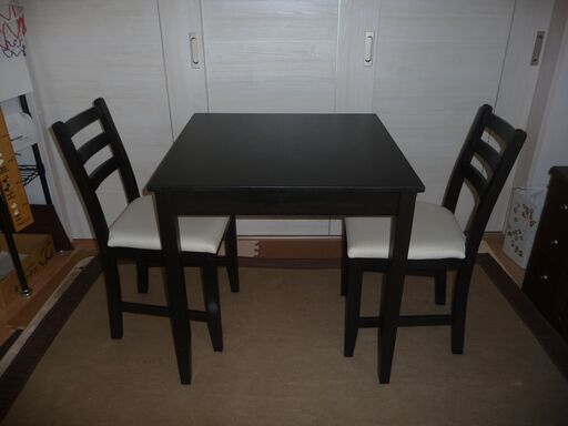 IKEA(イケア) テーブル＆チェア2脚, IKEAダイニングテーブル、椅子セット ダイニングテーブルと椅子のセット（