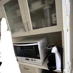 【美品】食器棚　ニトリ　カップボード　キッチン収納棚