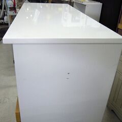 ミドルレンジボード レンジボードカウンター ナチュラルブラウン+ホワイト 幅104cm 札幌市東区 新道東店