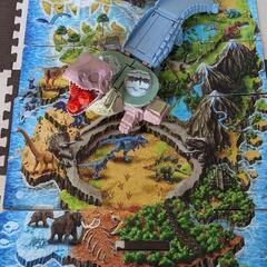 【恐竜アニア】　「アニア 合体！恐竜探検島」とアニア10体