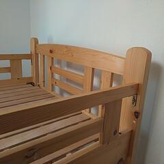 木製二段ベッド（良品）パイン材
