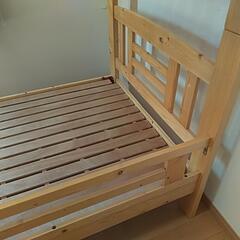 木製二段ベッド（良品）パイン材