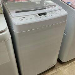 高年式 Hisense ハイセンス 7.5㎏洗濯機 2021 H...
