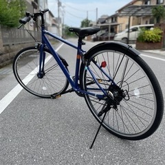 【決まりました】27型　６段　クロスバイク　ブルー