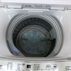 アクア　全自動洗濯機5.0kg　AQW-GS5E6(KW)　2019年製