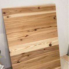 【受け渡し候補者　確定済】木材　テーブル板　棚板　DIY