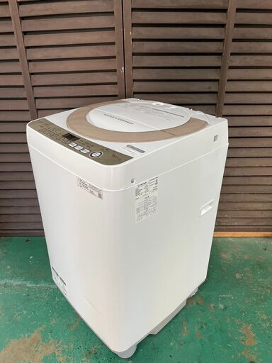 A3484 生活家電 シャープ 2019年製 7.0㎏ 洗濯機 一人暮らし 家庭用 ファミリータイプ【洗濯機引取り可能
