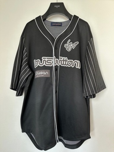 【LOUIS VUITTON】23SS ロゴ ナンバリング ベースボールシャツ