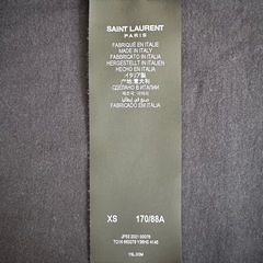 【SAINT LAURENT】サンローラン ロゴ リバース Tシャツ ネイビー