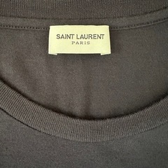 【SAINT LAURENT】サンローラン ロゴ リバース Tシャツ ネイビー