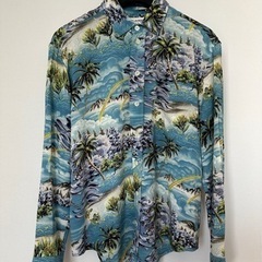 SAINT LAURENT】16SS アロハシャツ ハワイアンシャツ レーヨン