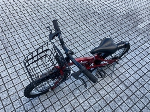 【16インチ子供車】JEEP製　使用少ない　サイドスタンド付　若林自転車　唐崎店　SALE中❗️