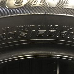 DUNLOP ENASAVE EC300+ 205/60R16 16インチ 夏タイヤ 4本 22年製 バリ溝 90系ヴォクシー 新車装着タイヤ　(TF045)  クレジットカード QR決済可能