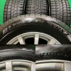 【BS BLIZZAK VRX2 215/60R16】スタッドレス【日産 純正ホイール 16インチ 6.5J5HPCD114.3+50】L33ティアナ等　(MTU92) クレジットカード QR決済可能
