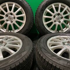【BS BLIZZAK VRX2 215/60R16】スタッドレス【日産 純正ホイール 16インチ 6.5J5HPCD114.3+50】L33ティアナ等　(MTU92) クレジットカード QR決済可能