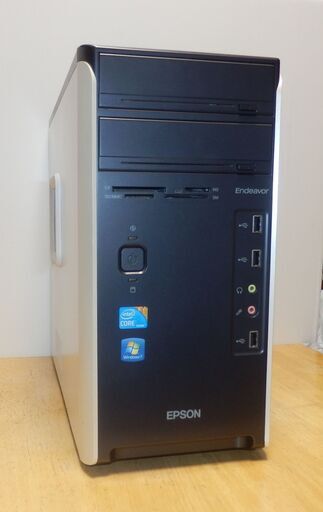 SSD128GB 自作系☆EPSON Endeavor MR6700 Core i5-680 HDD250GB メモリ4GB Ｗin10 Pro 64bit 認証済 Office 2007入っています。