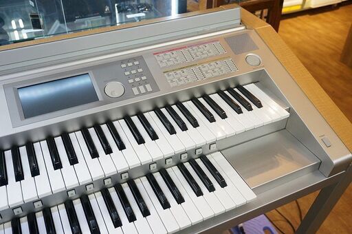 (Y)北大前! 札幌 引取 YAMAHA/ヤマハ STAGEA/ステージア エレクトーン ELS-01C 鍵盤楽器 2004年製 Ver.1.91 イス付き 動作品 2018971