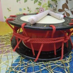 R限定特価 一個のみ 11.000円 エイサー締め太鼓30cm バチ付き