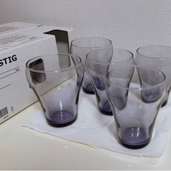 【最終処分】IKEA イケア　グラスコップ　ガラス　TORSTI...