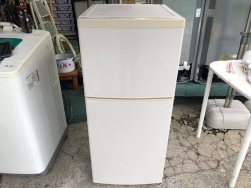 【リサイクルサービス八光】2001年製　無印良品　120L　2ドア冷凍冷蔵庫　M-R12A