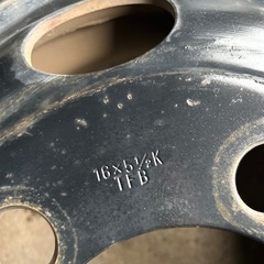 トラック 鉄ホイール 16×5.5