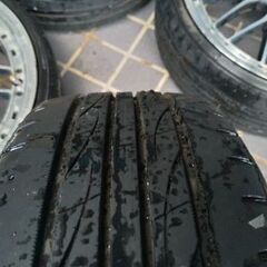 軽自動車に】 K-BREAK 17インチ 5.5J +45 PCD100 4本 タイヤ付き