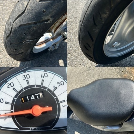 ☆アドレスV50『G』低燃費FIモデル☆シート・プラグ・グリップなど新品