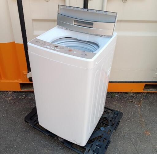 ■取引決定済■2022年製■AQUA アクア 4.5kg 全自動洗濯機 AQW-S4M「3Dアクティブ洗浄」
