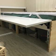 新品手作り品セミダブル収納式ベット(決まりました)