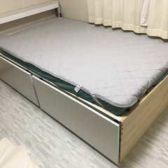 新品手作り品セミダブル収納式ベット(決まりました)