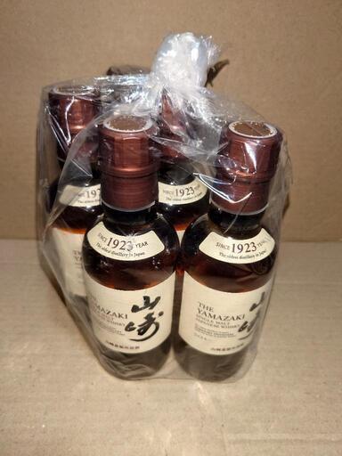 新品　サントリーシングルモルトウイスキー 山崎 180ml 白州180ml各5本