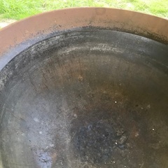 炊き出し　大鍋　竈門　昭和レトロ　