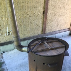 炊き出し　大鍋　竈門　昭和レトロ　