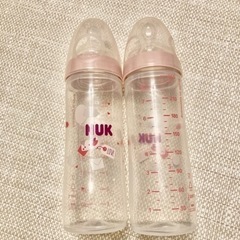 NUK 哺乳瓶　プラ　2本セット