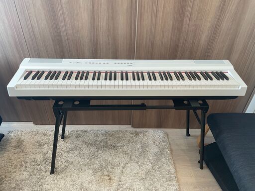 【取りに来て頂ける方‍♀️】YAMAHA P-125WH + スタンド + フットペダル