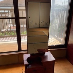 昭和レトロ　化粧台　鏡台　ドレッサー　昭和家具