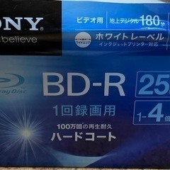 ソニーBD-R 17枚　新古品　おまけ付き