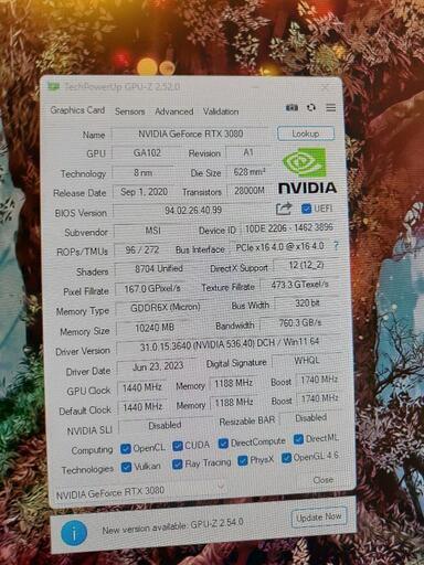 ゲーミングPC 3080搭載 メモリ32gb m.2 500gb