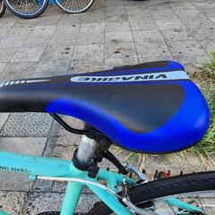 🗾🗾  WEEKENDBIKE  クロスバイク  700x28c  青  サドル  新品  7変速  後ろタイヤ  新品  配達可能