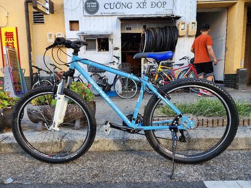 ＭＴＢ  ＡＮＣＨＯＲ  26x1.95  3x8変速  青  サドル  新品  配達可能