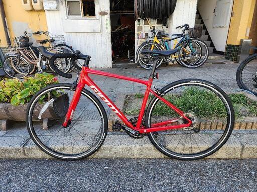 ♨️♨️  ＧＩＡＮＴ  ロードバイク  700c  赤  2x8変速  美品  配達可能
