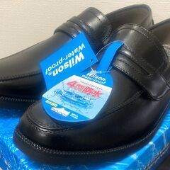 【新品】Wilson合成皮革ビジネスシューズ